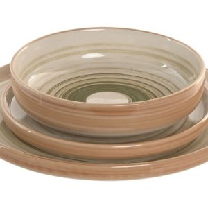 Vajilla 18 piezas gres