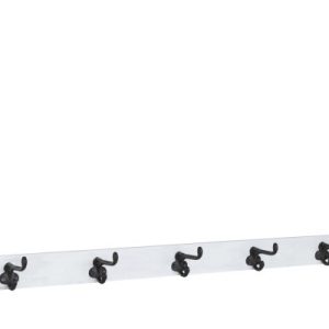 Perchero Esquí blanco 5 ganchos